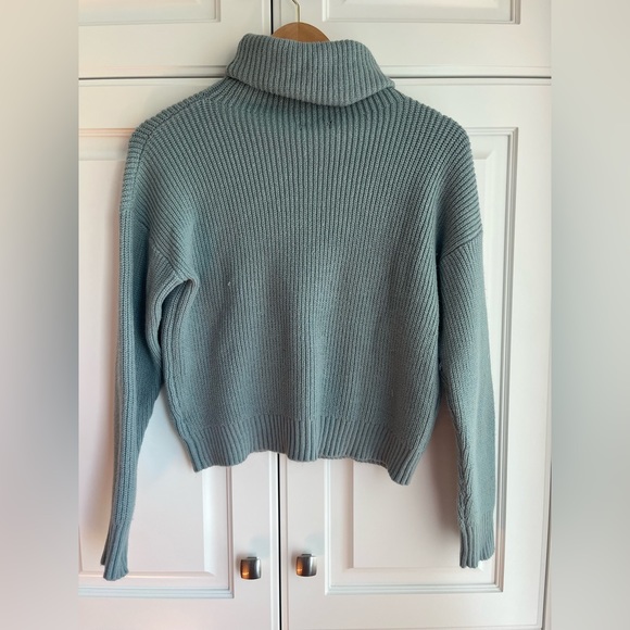 Forever 21 Knit Turtleneck - Blue/Green - Picture 2 of 4